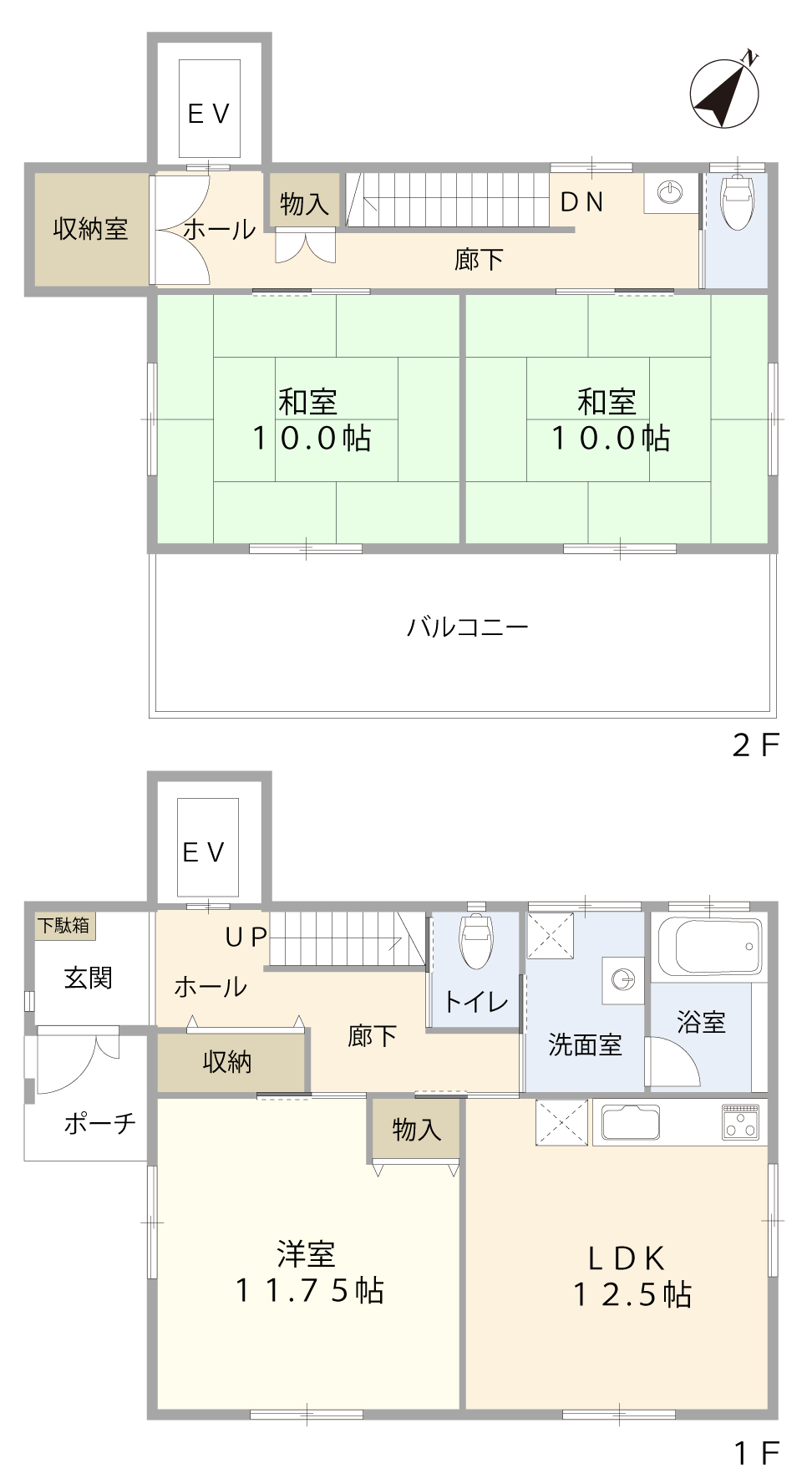 南房総市千倉町白間津 未入居戸建の間取り